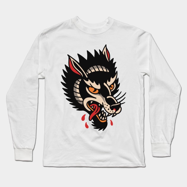 Wolves Long Sleeve T-Shirt by Inkshit13